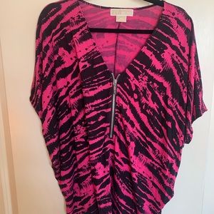 Michael Kors Zipper Blouse